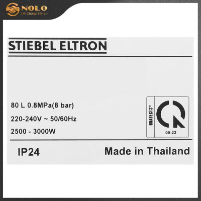 MÁY NƯỚC NÓNG GIÁN TIẾP STIEBEL ELTRON - 2500W - ESH 80 H PLUS T